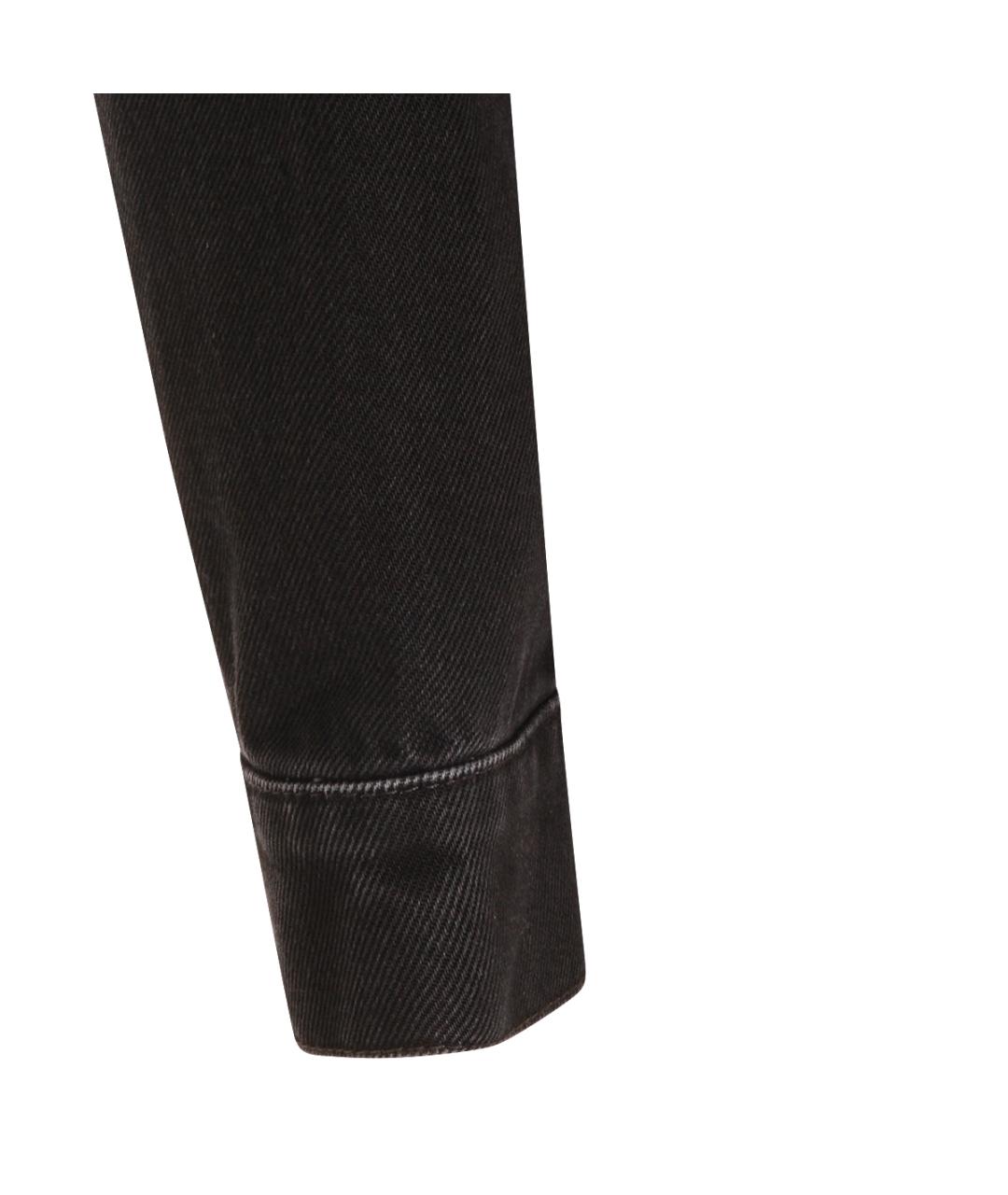 BOTTEGA VENETA Черная хлопковая куртка, фото 4