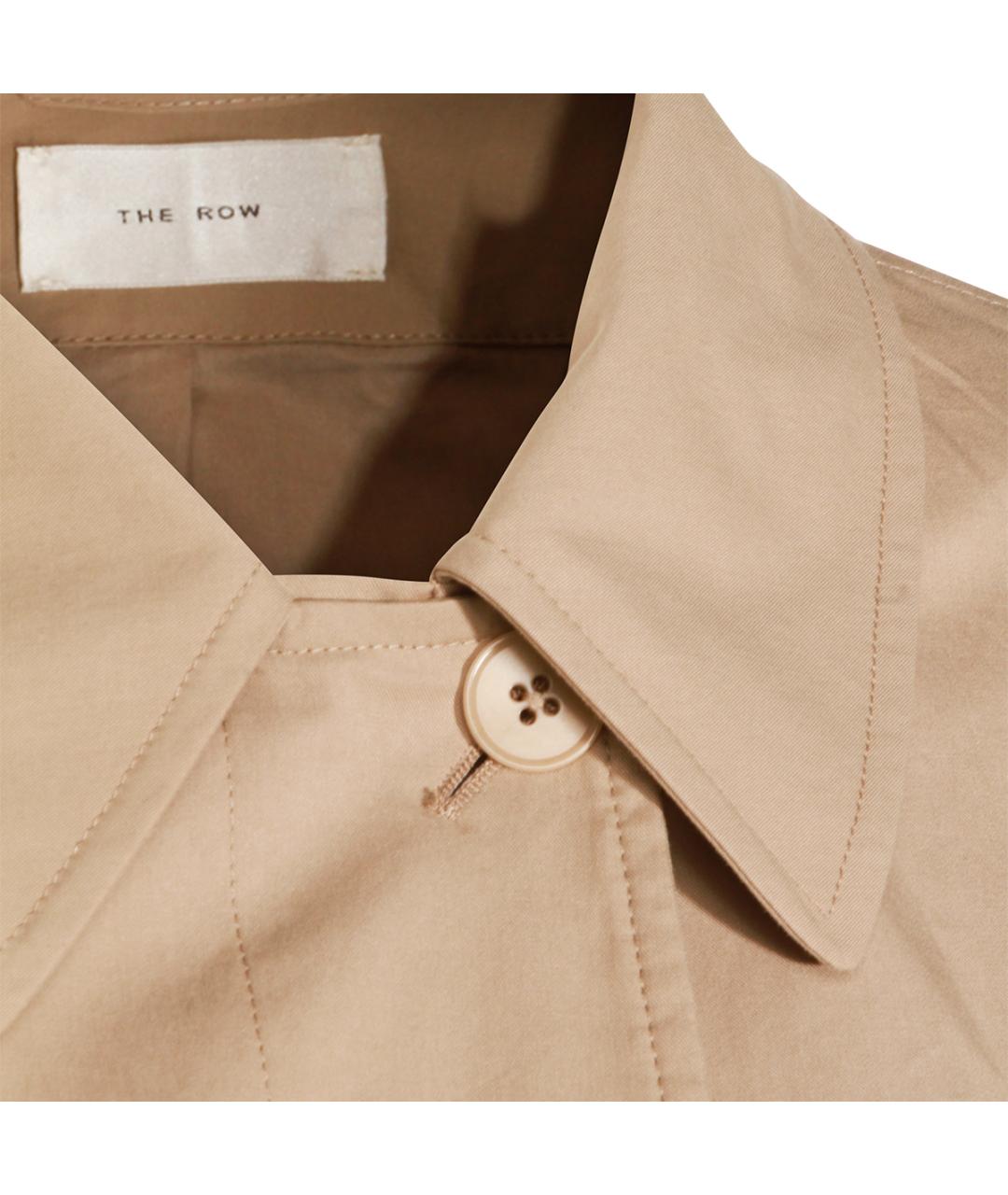 THE ROW Бежевый хлопковый тренч/плащ, фото 3