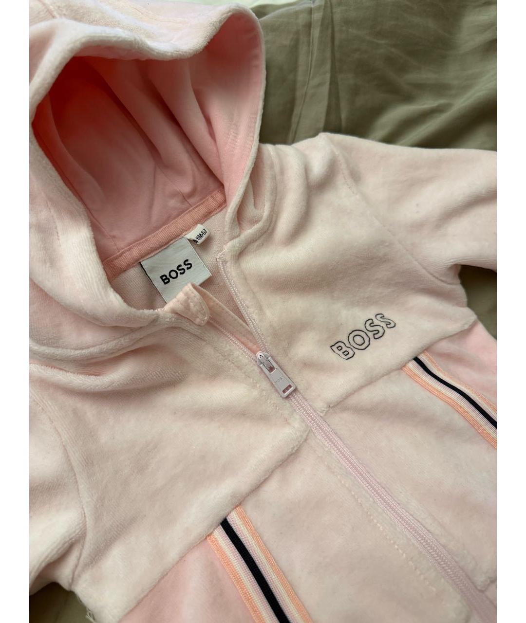 HUGO BOSS Розовый хлопковый комплект, фото 6