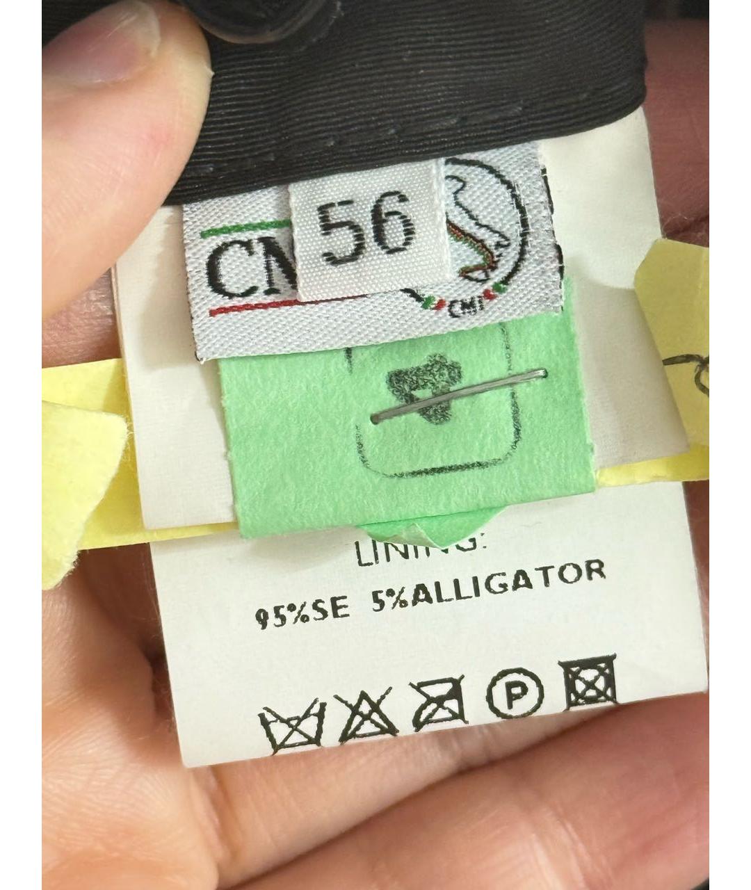 STEFANO RICCI Черный полиэстеровый тренч / плащ, фото 8