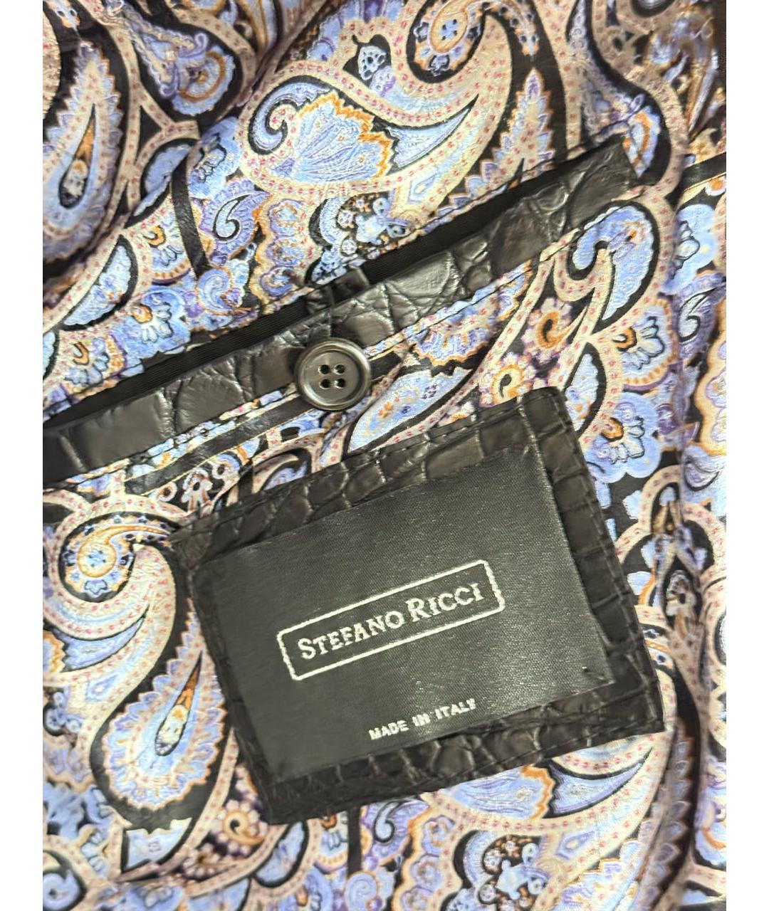 STEFANO RICCI Черный полиэстеровый тренч / плащ, фото 4