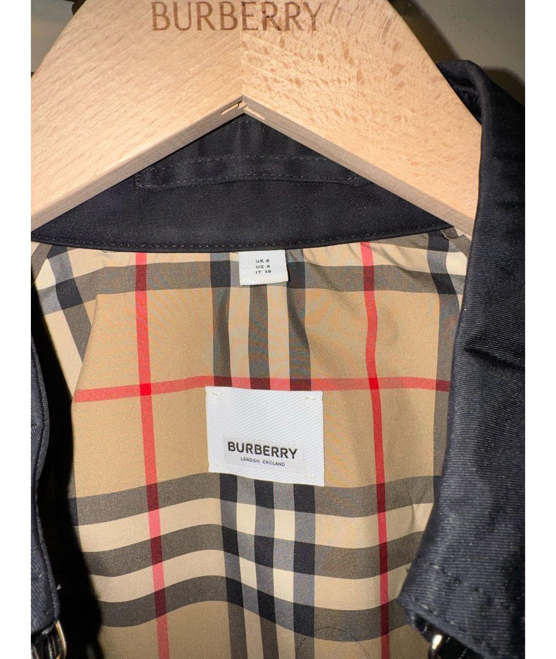 BURBERRY Черный тренч/плащ, фото 3