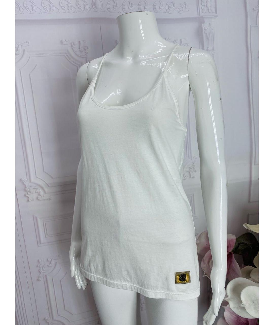 BALENCIAGA Белая хлопковая майка, фото 5