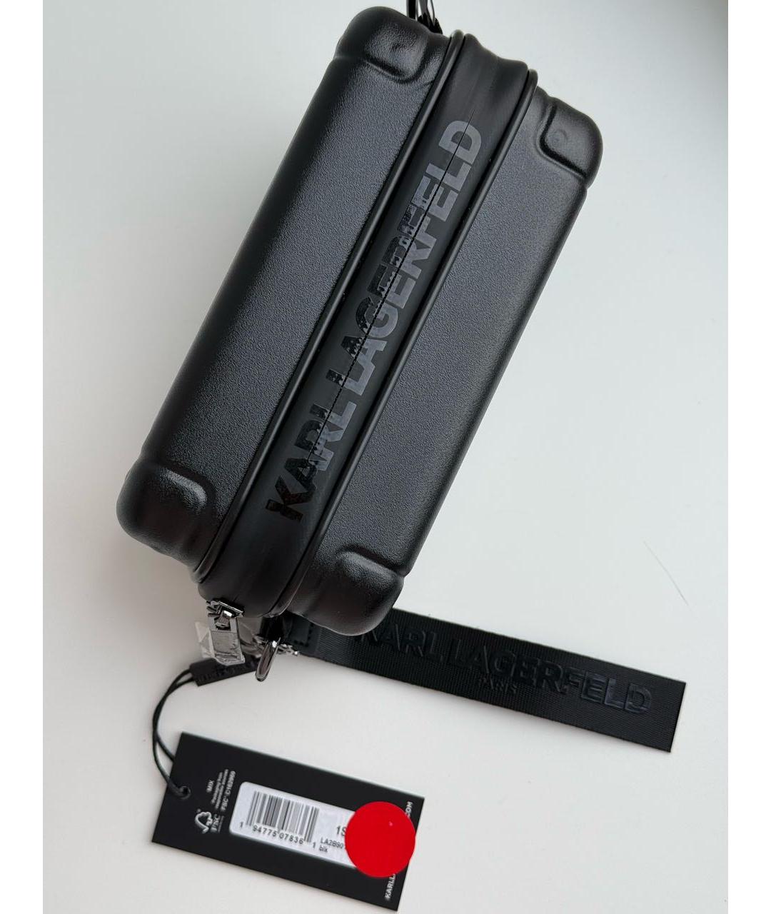 KARL LAGERFELD Черная сумка на плечо, фото 5