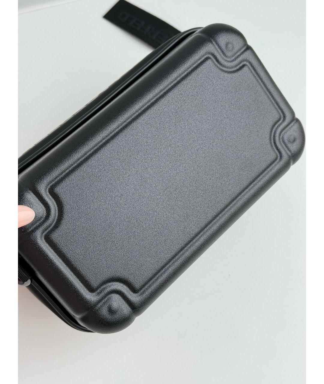 KARL LAGERFELD Черная сумка на плечо, фото 3