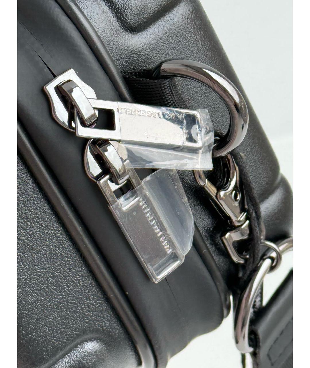 KARL LAGERFELD Черная сумка на плечо, фото 6