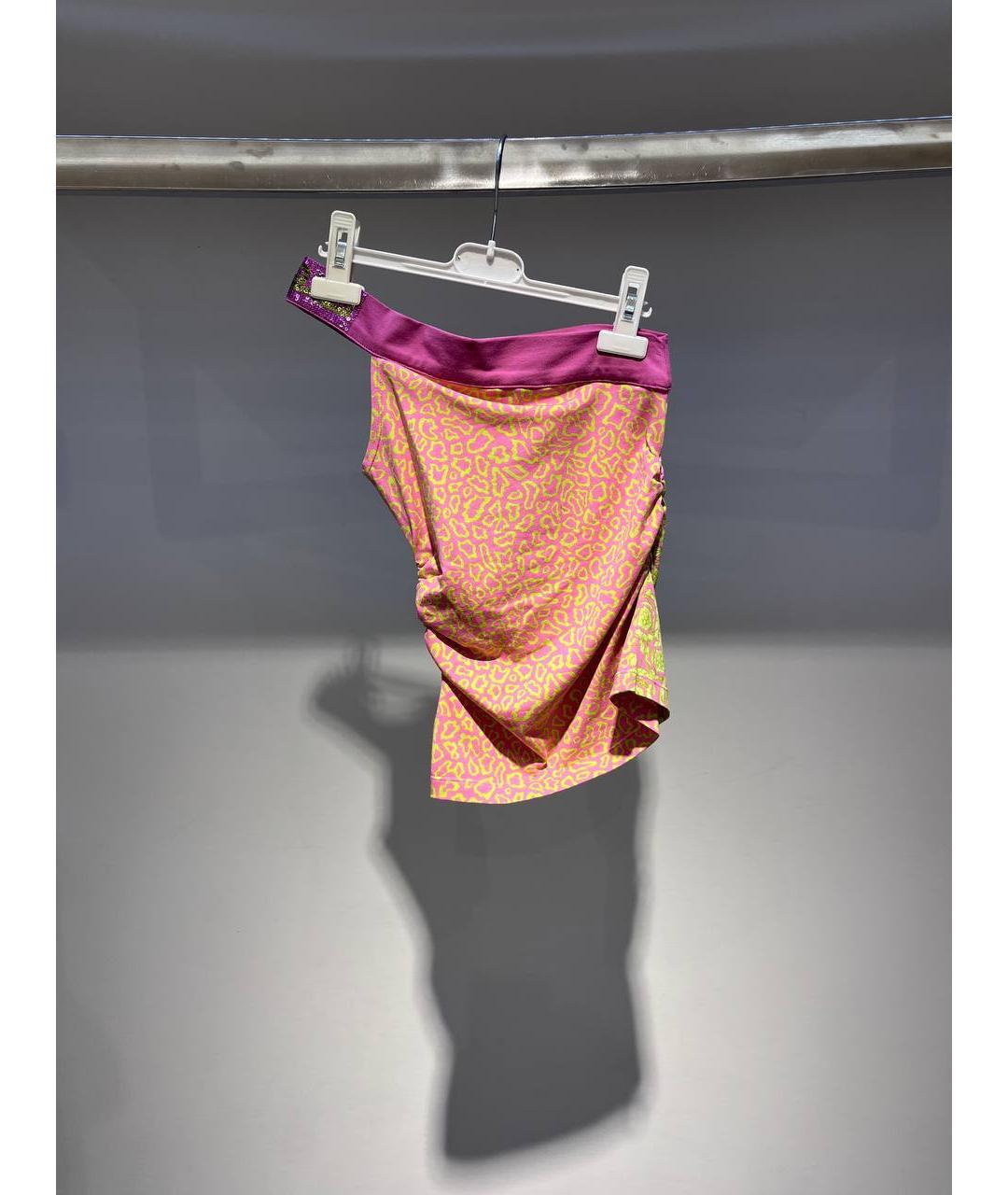 VERSACE Мульти хлопковый детская футболка / топ, фото 3