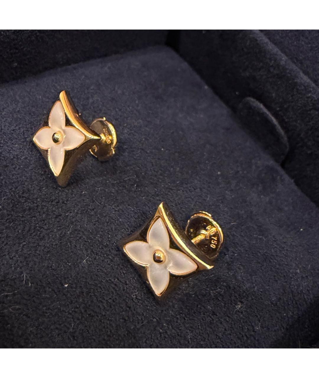 LOUIS VUITTON Золотые серьги из розового золота, фото 2