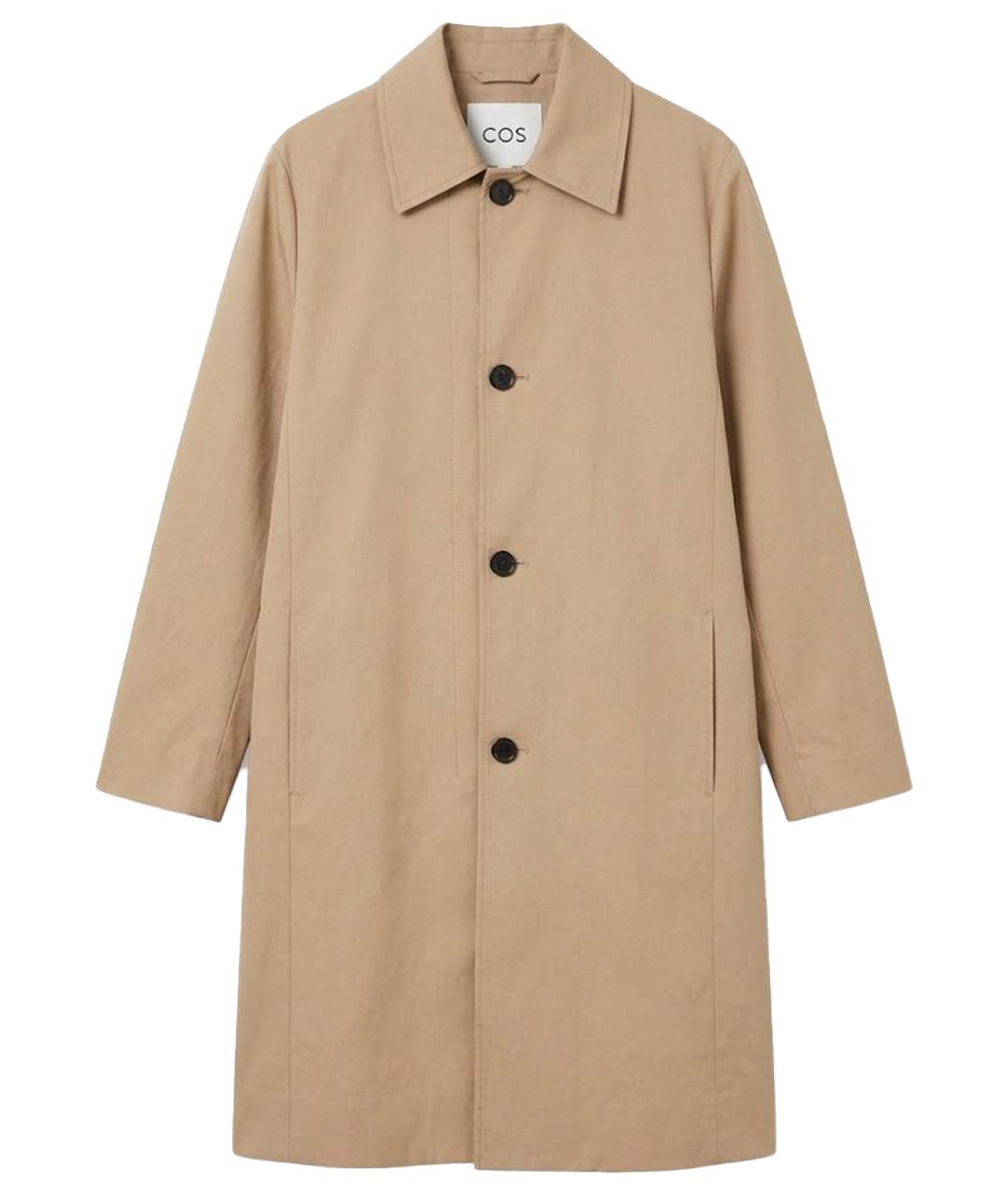 COS Бежевый хлопковый тренч/плащ, фото 1