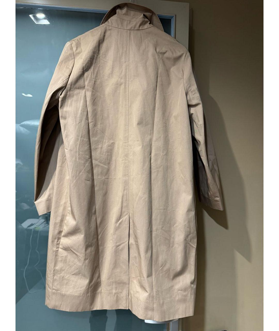 COS Бежевый хлопковый тренч/плащ, фото 3