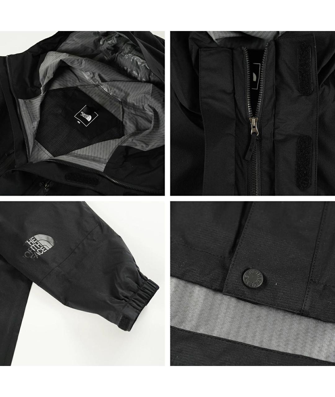 THE NORTH FACE Черный полиуретановый тренч/плащ, фото 5