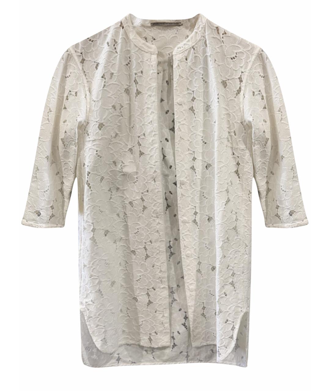 ERMANNO SCERVINO Белый хлопковый кардиган, фото 1