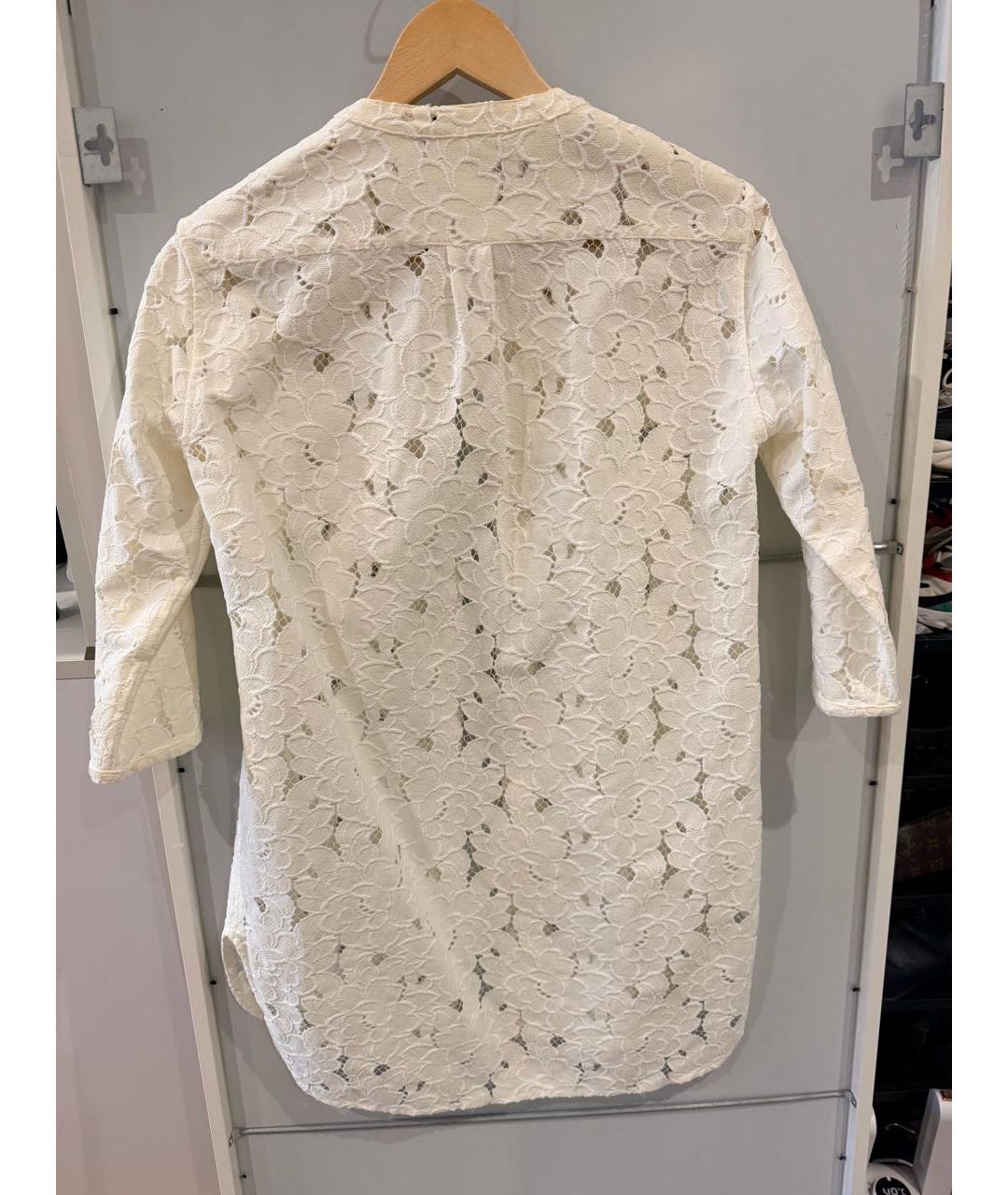 ERMANNO SCERVINO Белый хлопковый кардиган, фото 2