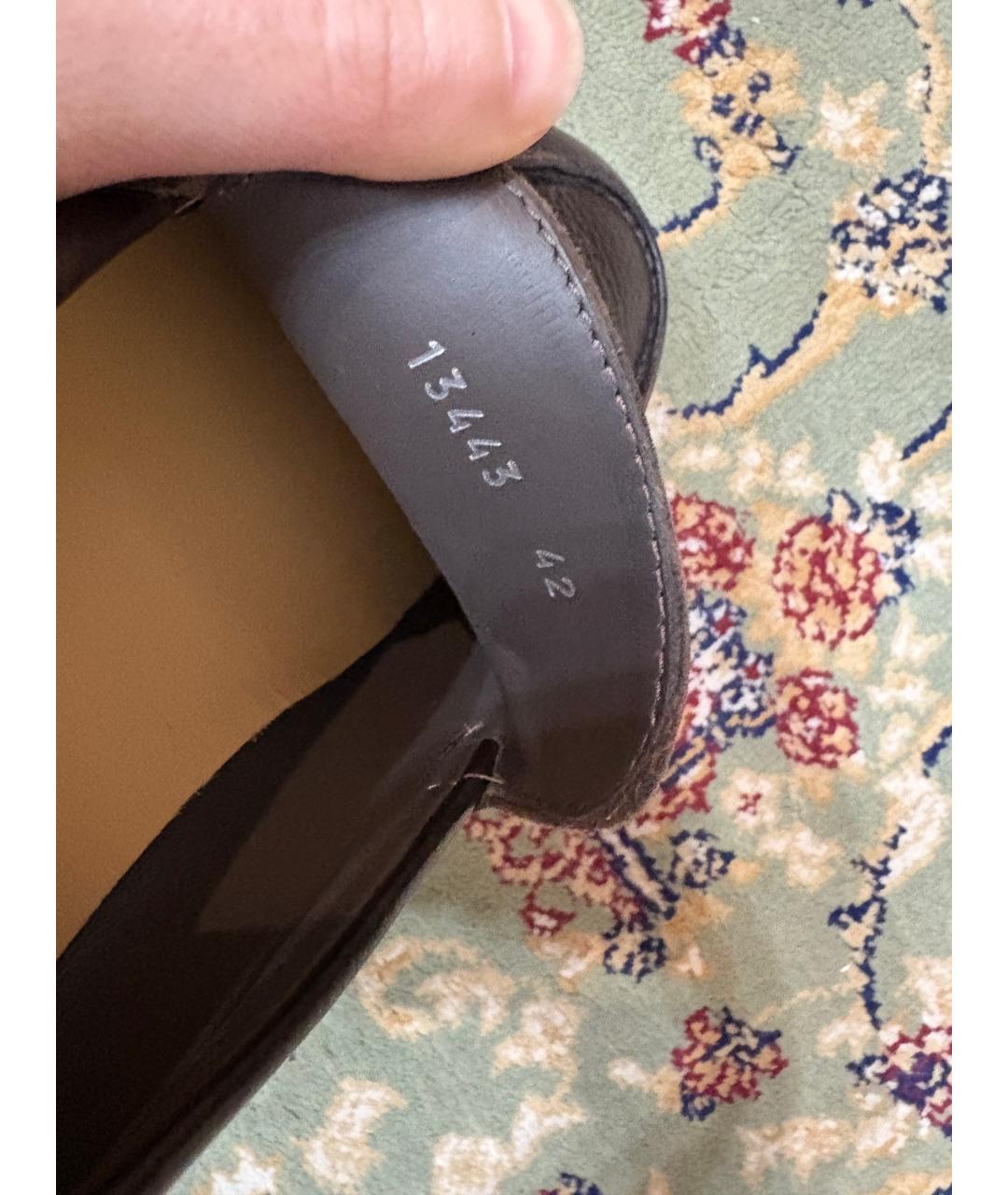 Castello d'Oro Коричневые кожаные лоферы, фото 6