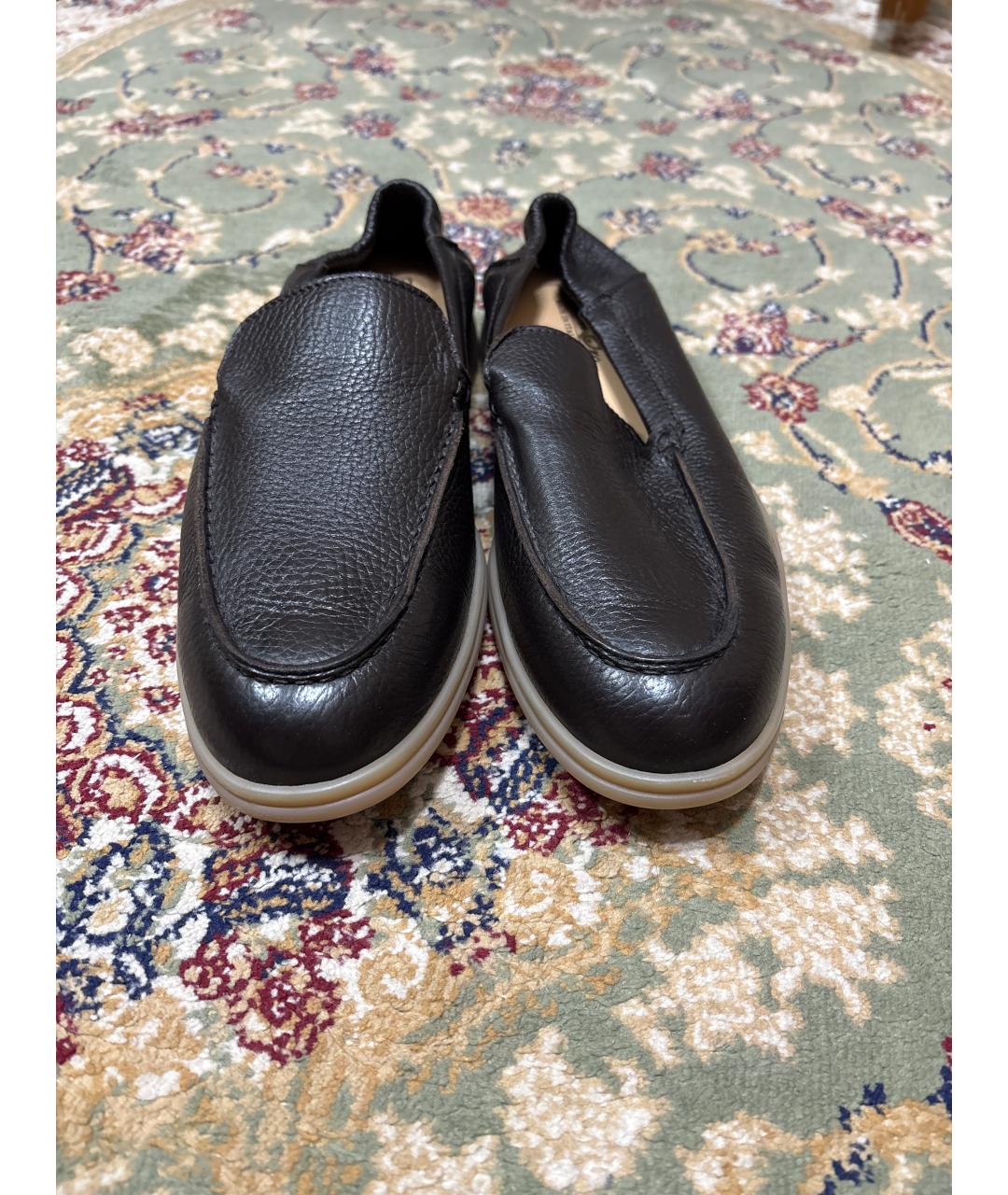 Castello d'Oro Коричневые кожаные лоферы, фото 2