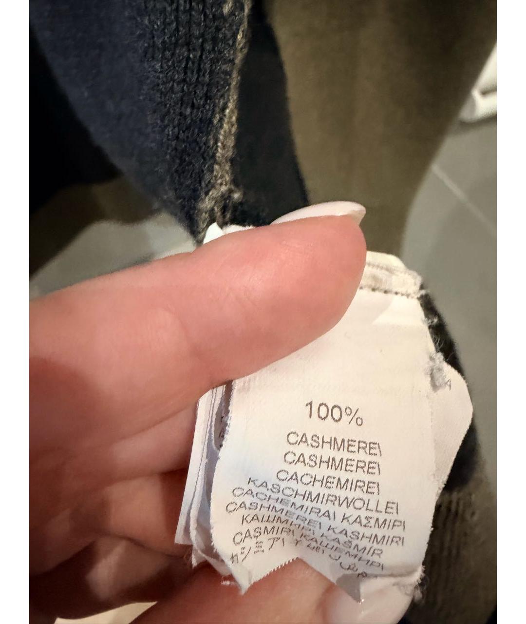 BRUNELLO CUCINELLI Хаки кашемировый кардиган, фото 3