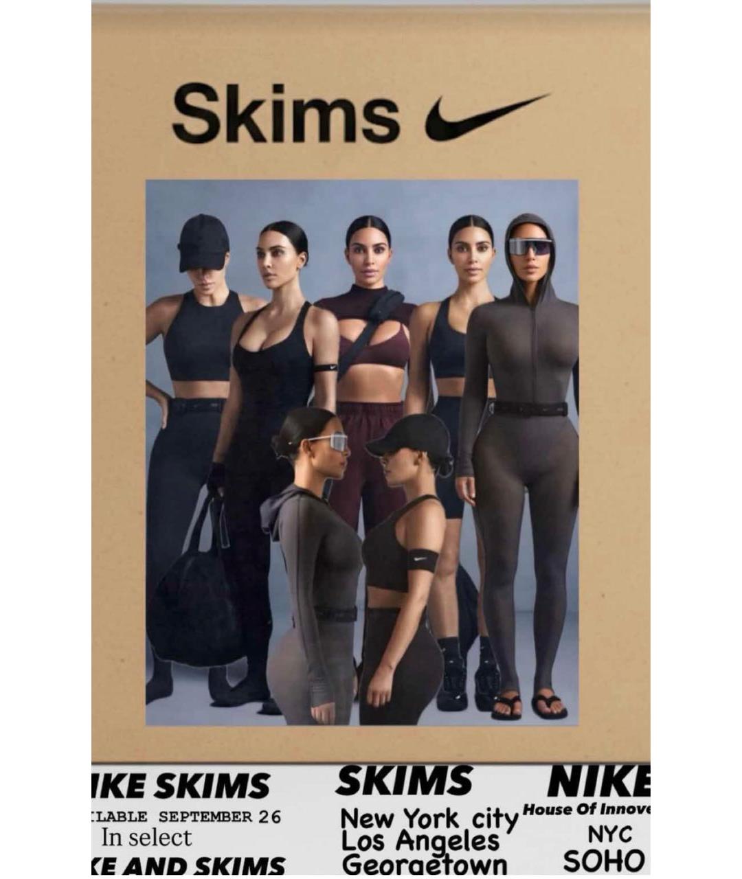 SKIMS Розовые полиамидовые спортивные брюки и шорты, фото 8