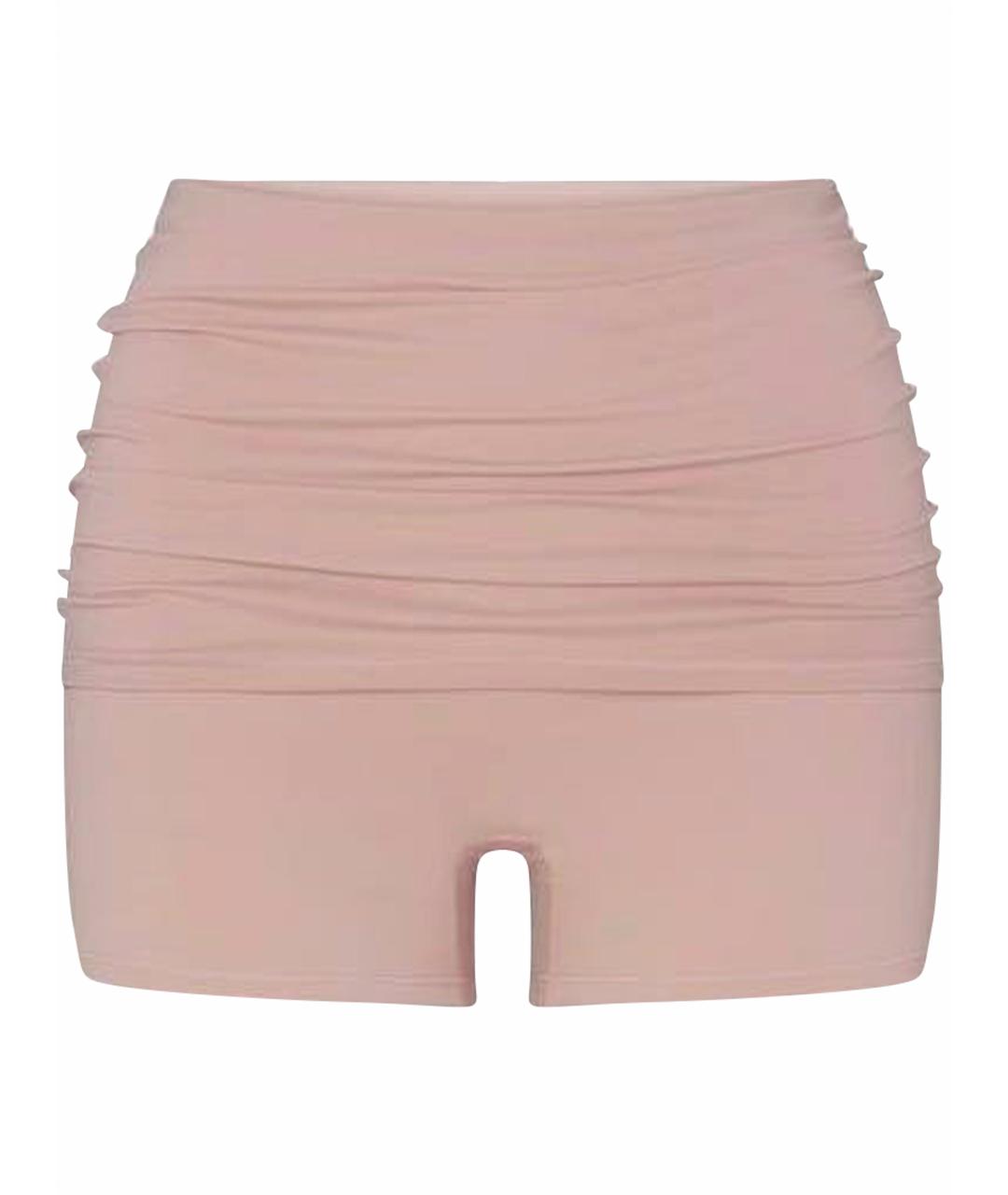 SKIMS Розовые полиамидовые спортивные брюки и шорты, фото 1