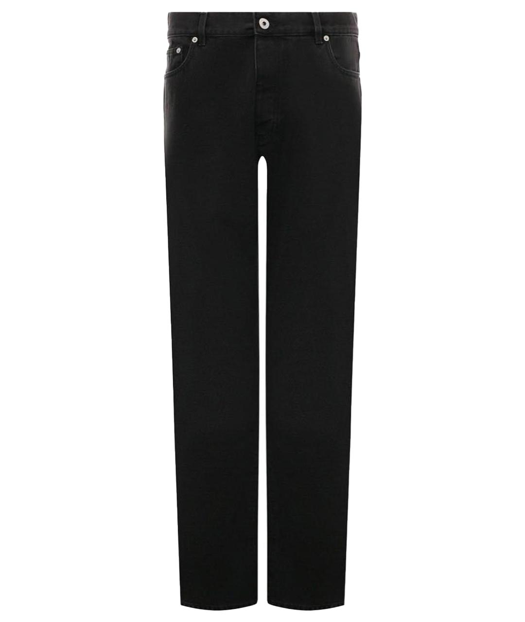 HERON PRESTON Черные хлопковые прямые джинсы, фото 1