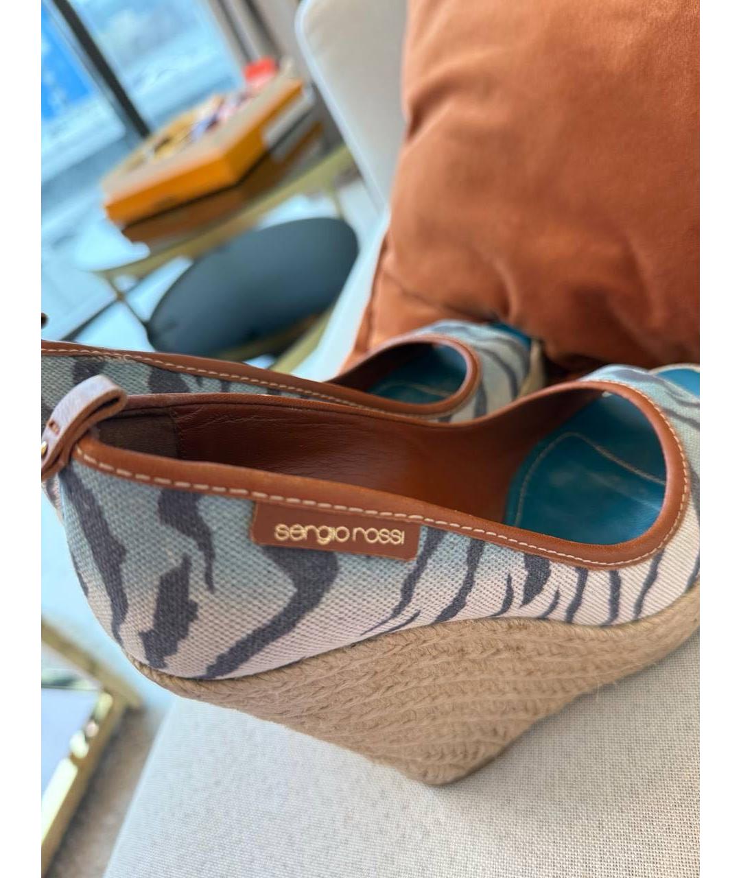 SERGIO ROSSI Босоножки, фото 6