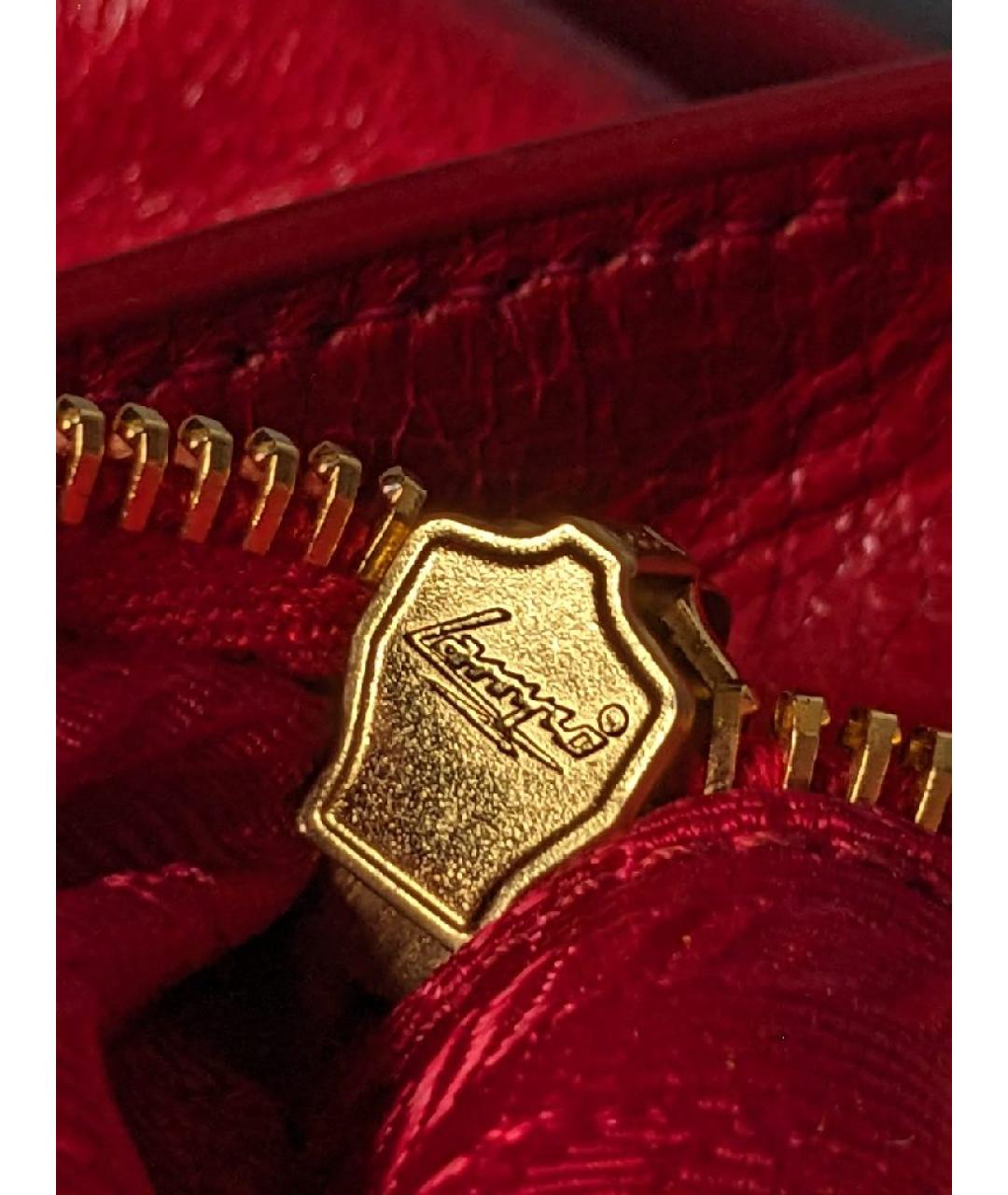 PRADA Красная сумка через плечо из лакированной кожи, фото 7