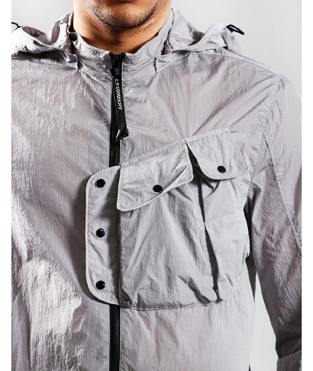 CP COMPANY Серая синтетическая куртка, фото 2