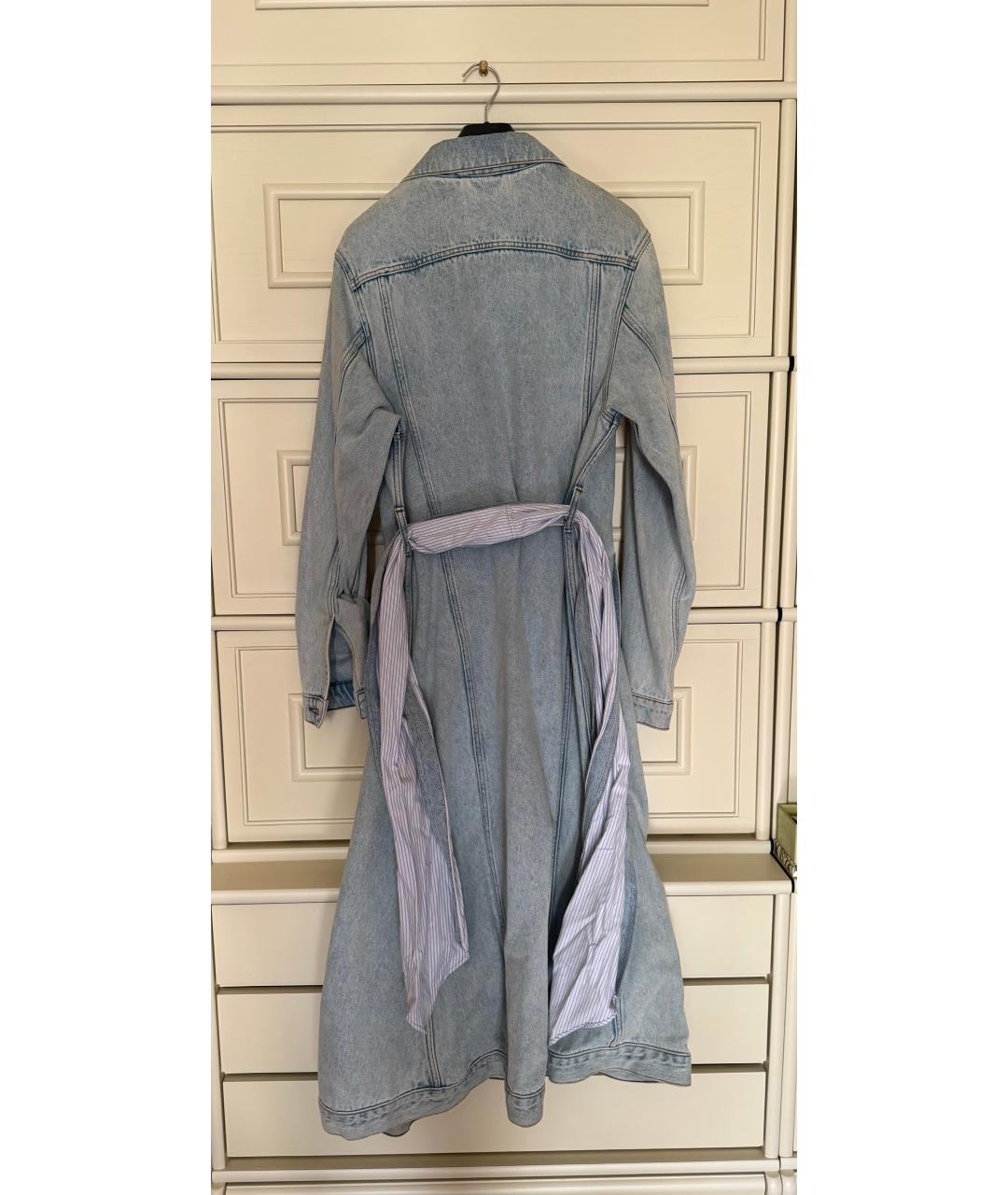 Y/PROJECT Голубое деним пальто, фото 2