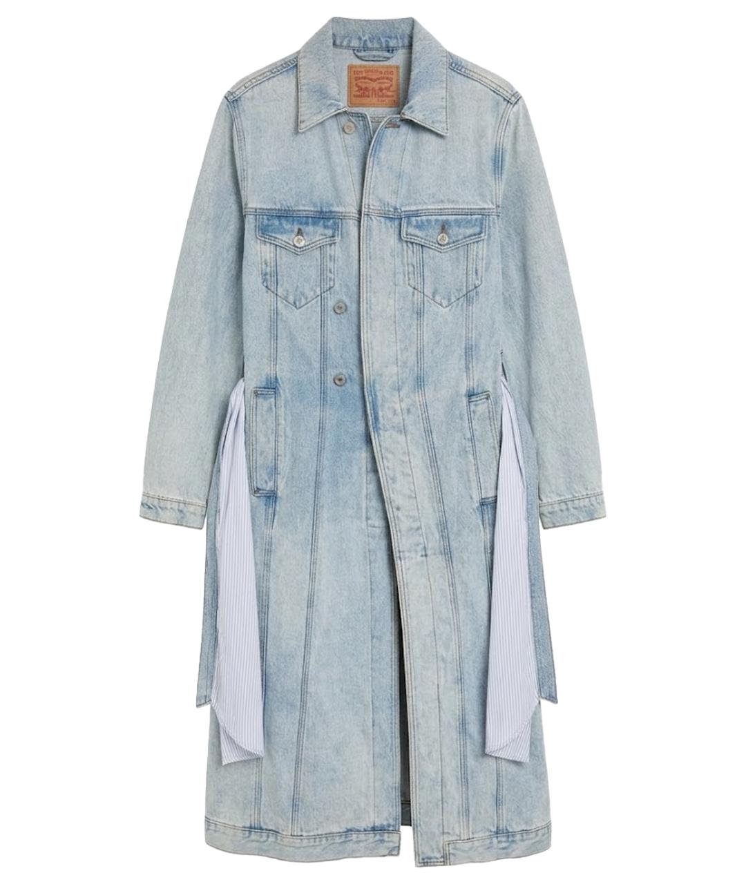Y/PROJECT Голубое деним пальто, фото 1
