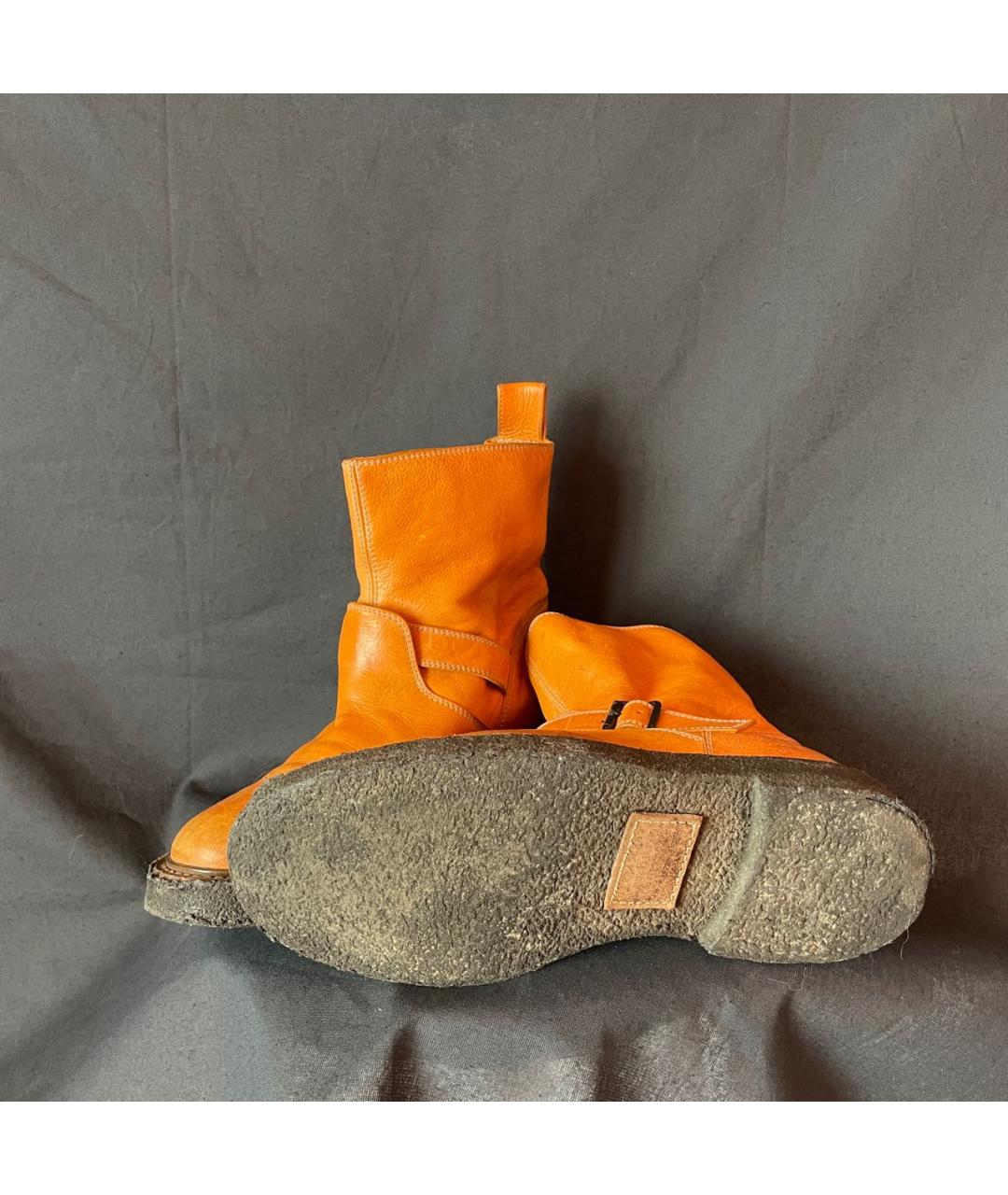 MAISON MARGIELA Кожаные полусапоги, фото 3