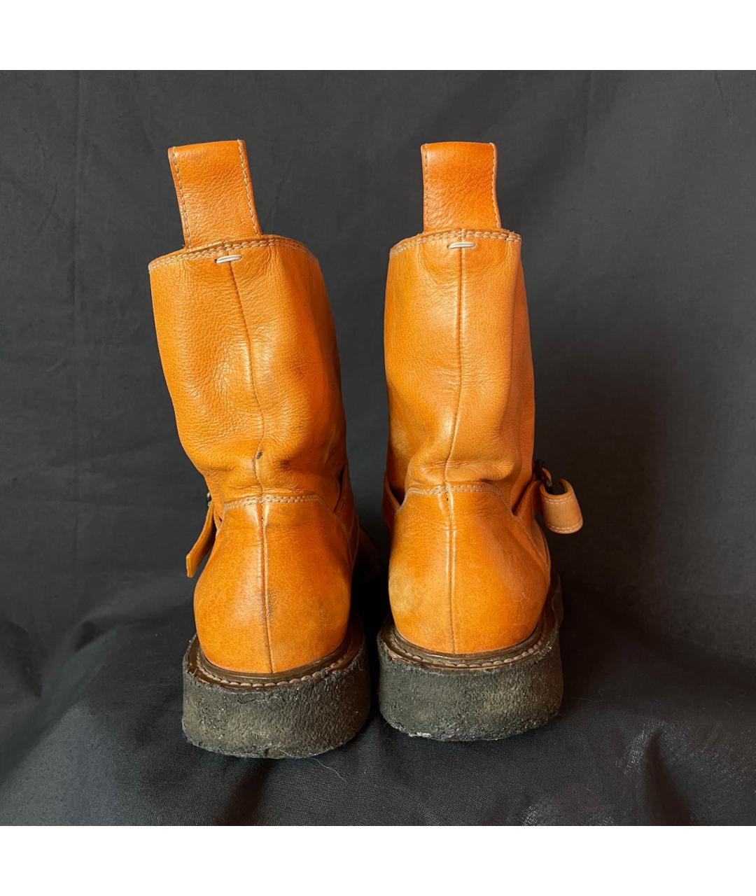 MAISON MARGIELA Кожаные полусапоги, фото 4