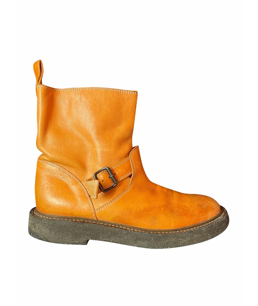 MAISON MARGIELA Кожаные полусапоги, фото 1