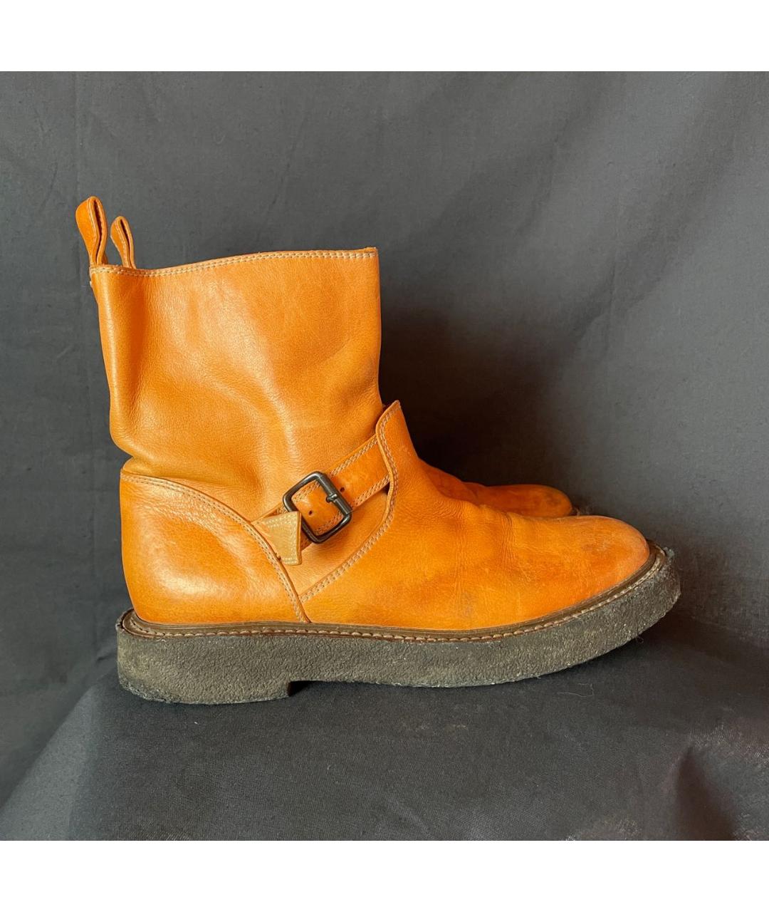 MAISON MARGIELA Кожаные полусапоги, фото 8