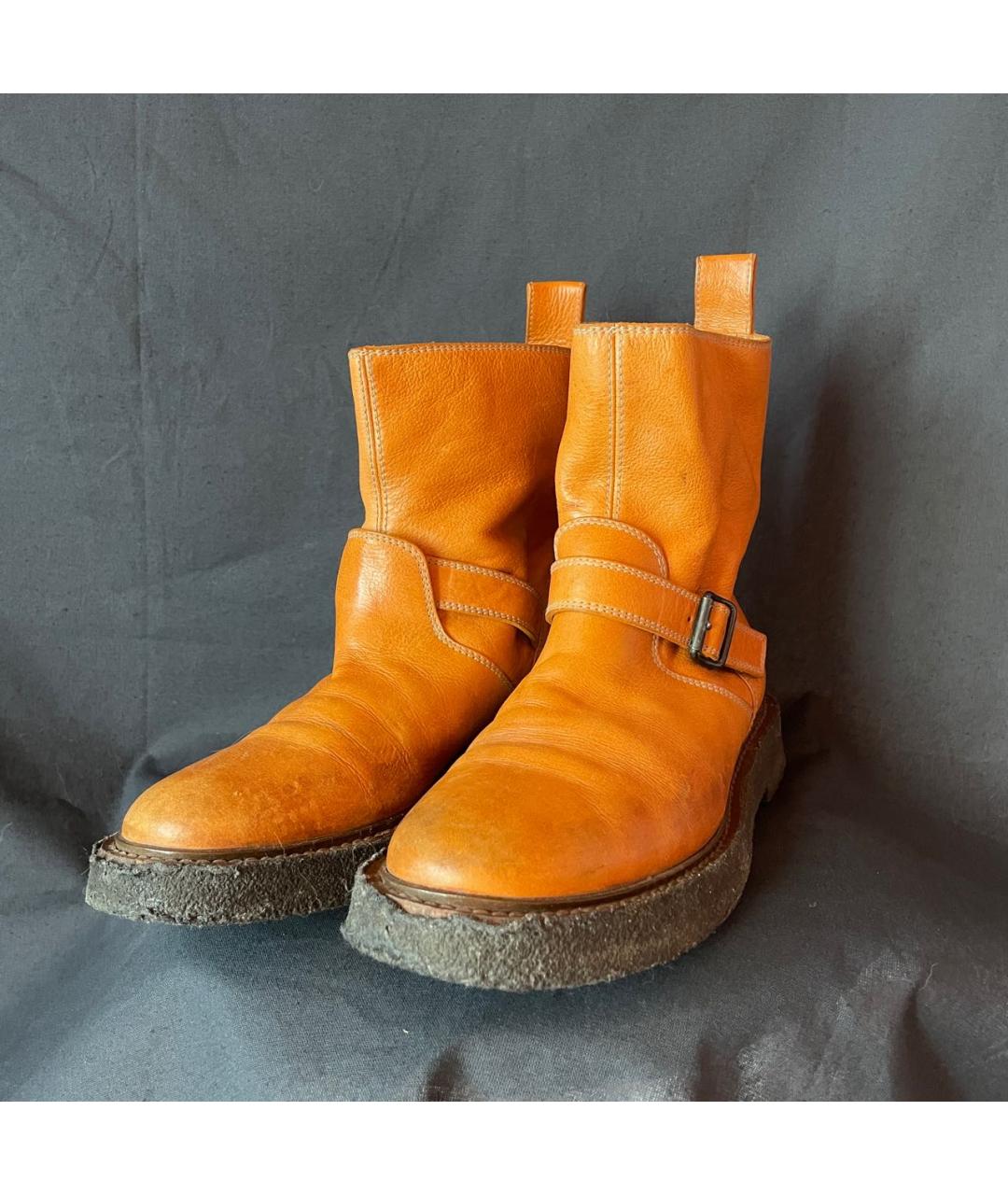 MAISON MARGIELA Кожаные полусапоги, фото 2