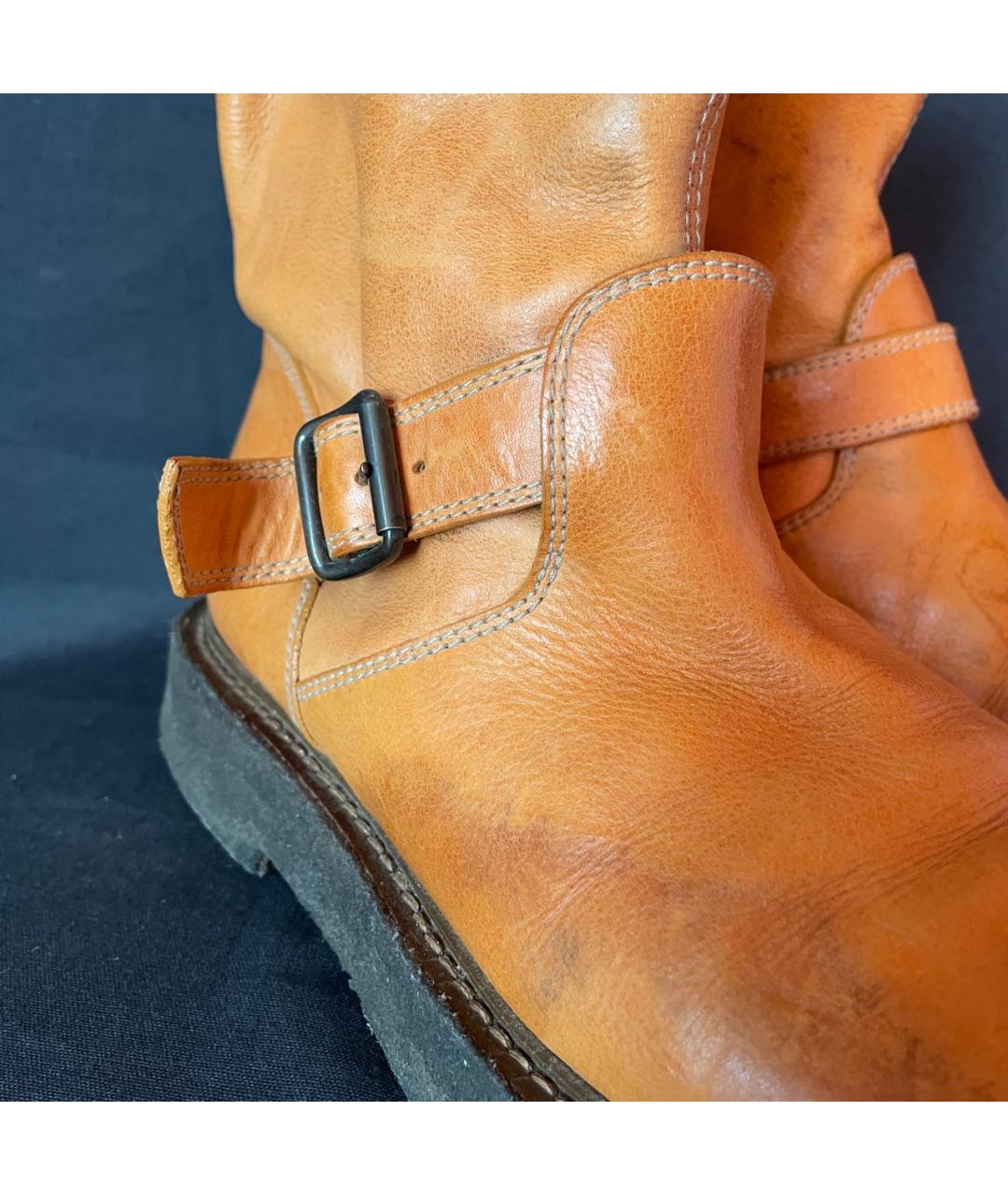 MAISON MARGIELA Кожаные полусапоги, фото 5