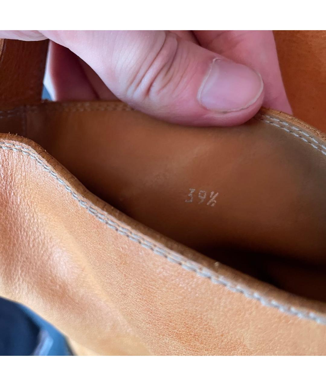 MAISON MARGIELA Кожаные полусапоги, фото 6