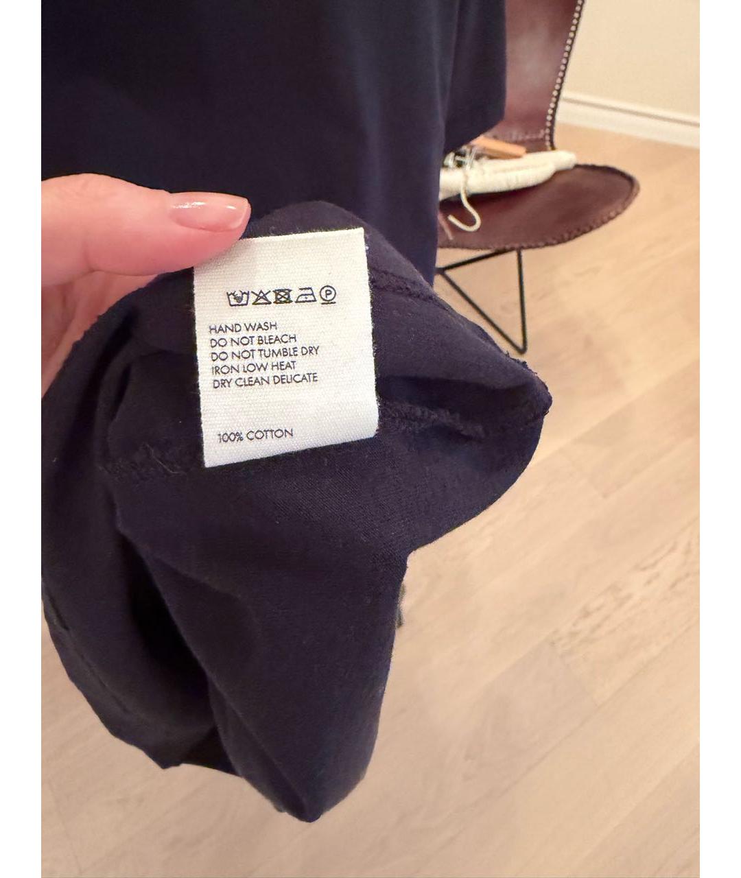 JACQUEMUS Черная хлопковая футболка, фото 6