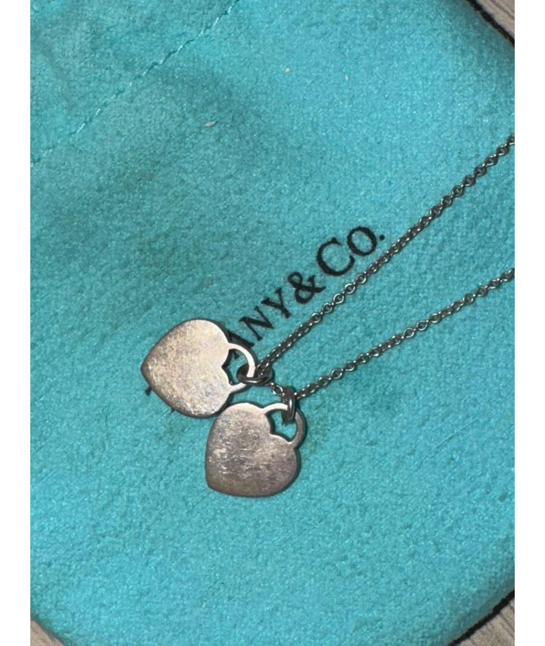 TIFFANY&CO Бирюзовая серебряная подвеска, фото 4