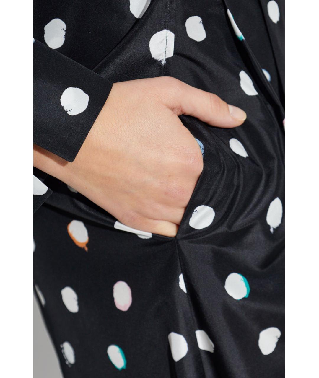 FENDI Черный шелковый костюм с брюками, фото 8