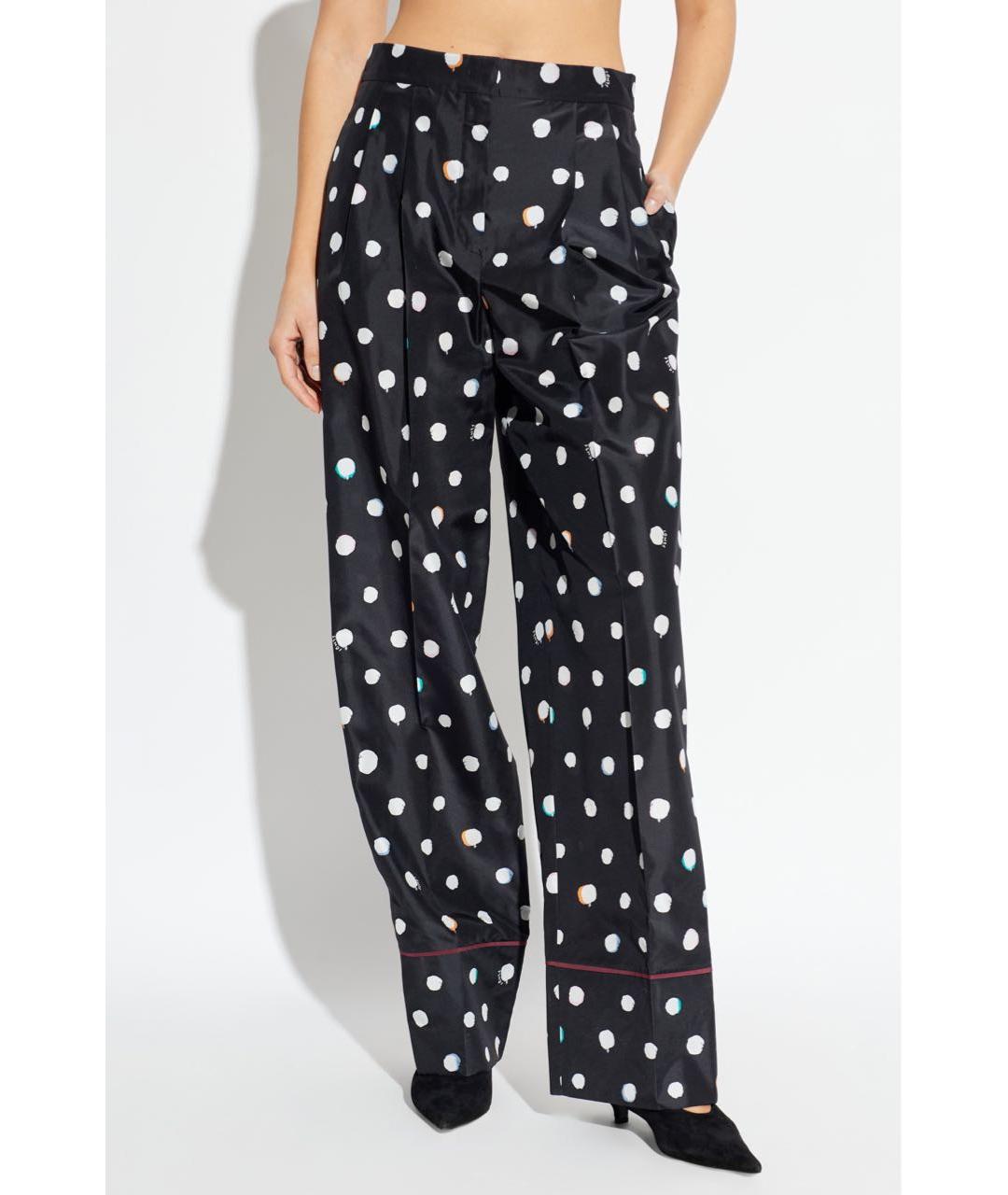 FENDI Черный шелковый костюм с брюками, фото 6