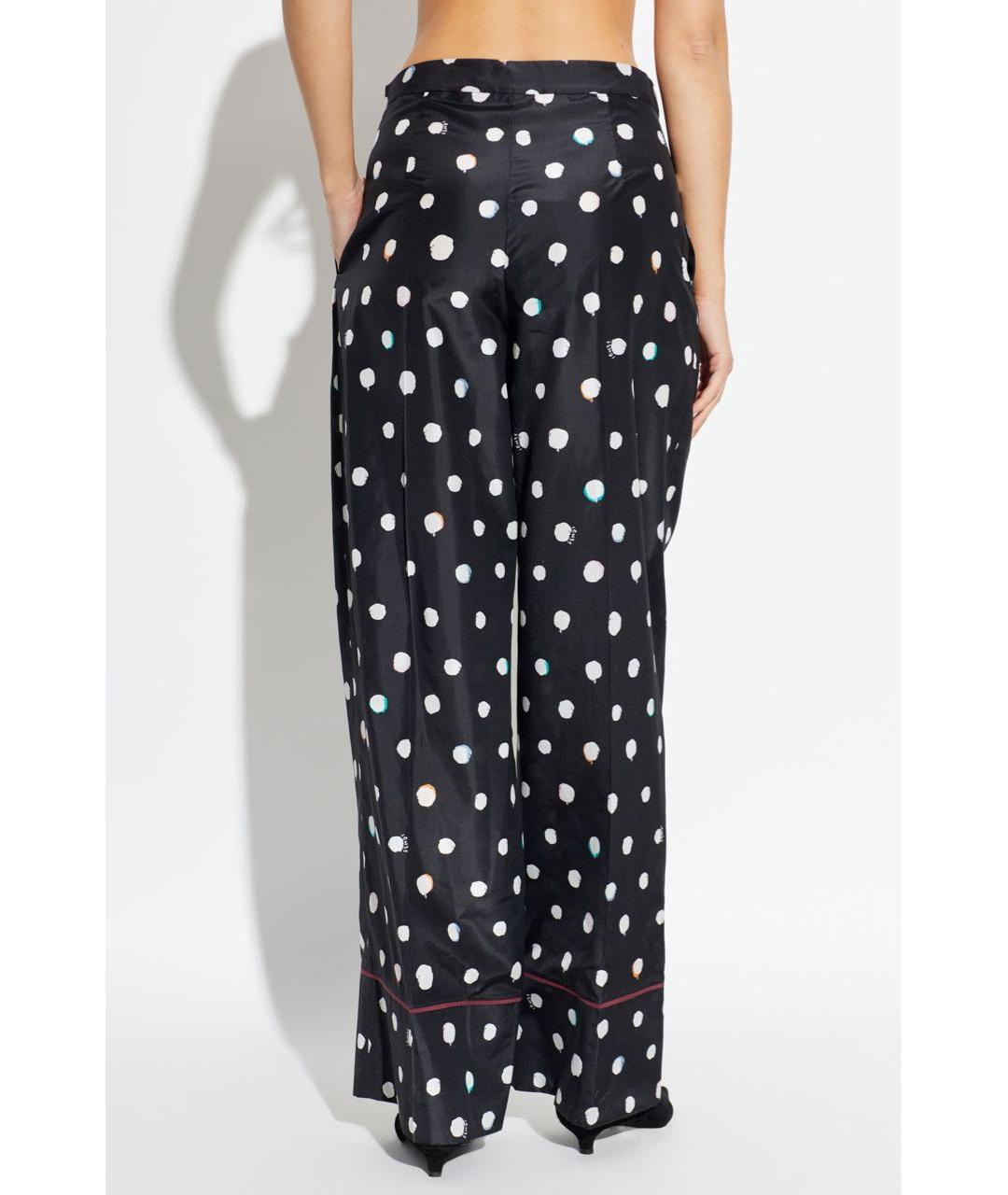 FENDI Черный шелковый костюм с брюками, фото 7