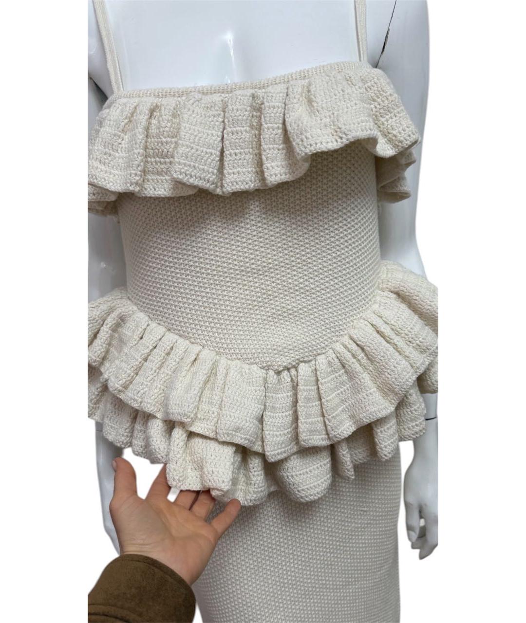 ROTATE Бежевое вечернее платье, фото 5