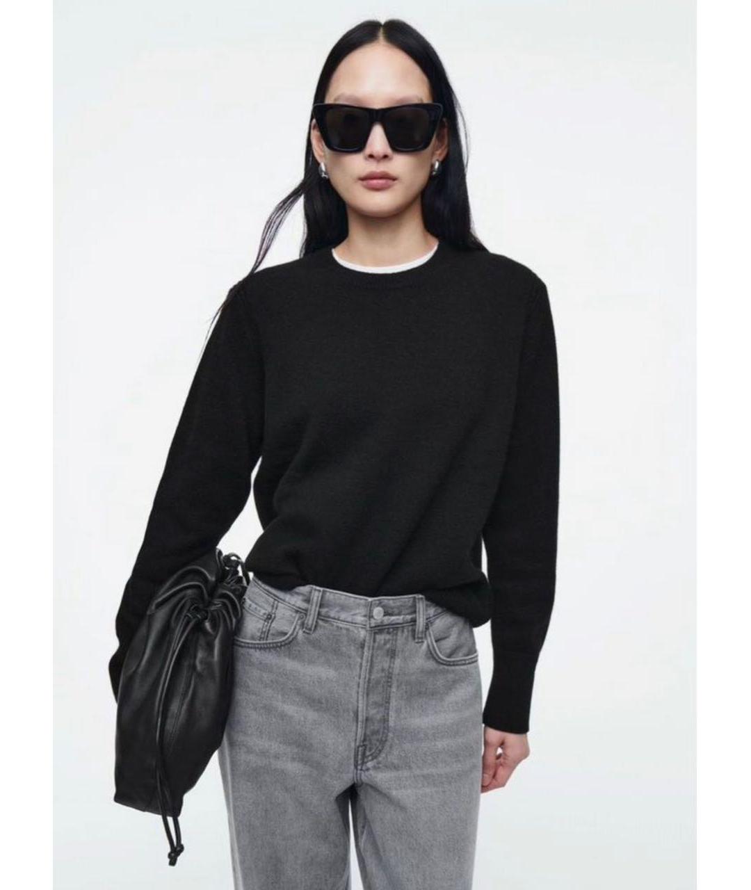 COS Черный кашемировый джемпер / свитер, фото 7