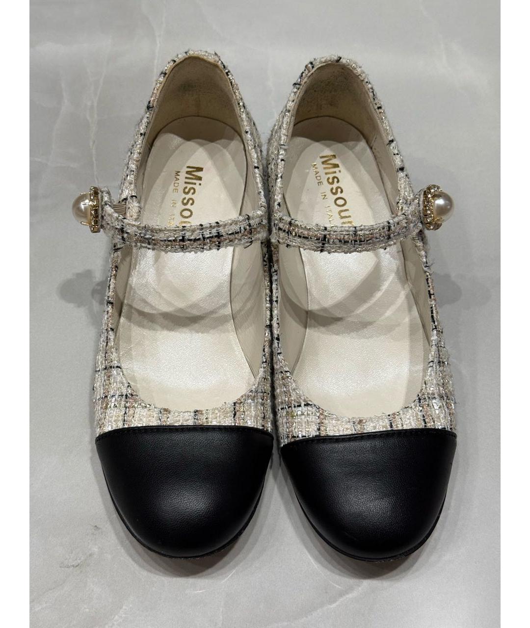 M MISSONI Белые кожаные туфли, фото 2