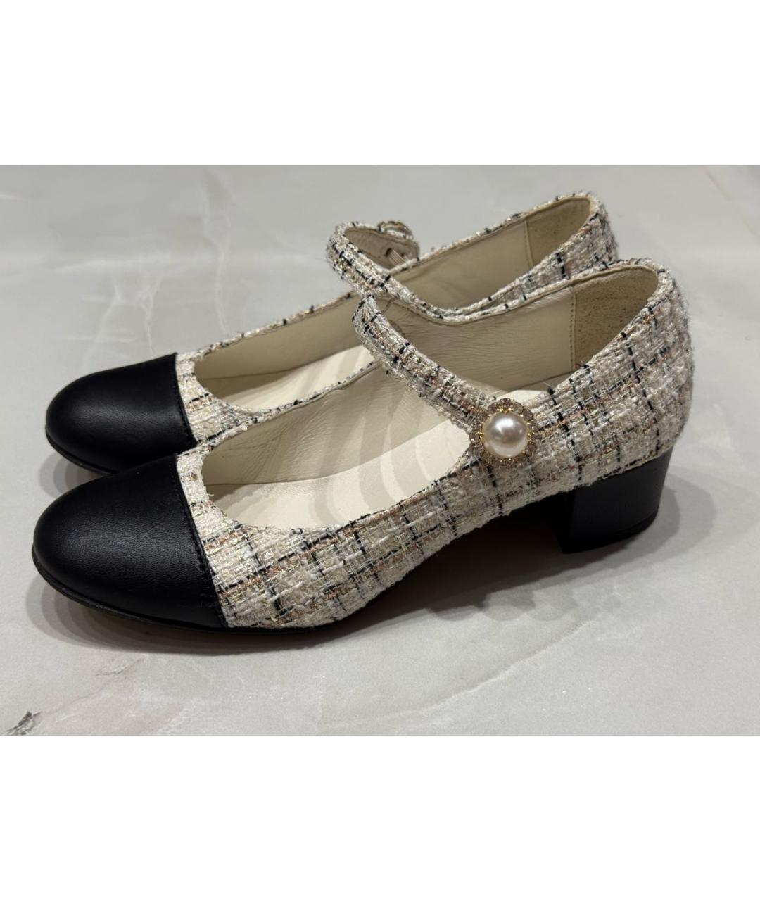 M MISSONI Белые кожаные туфли, фото 5