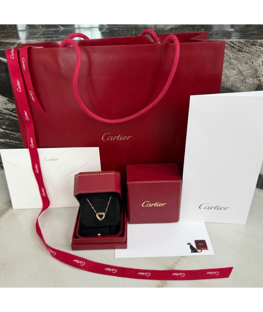 CARTIER Золотое колье из желтого золота, фото 3