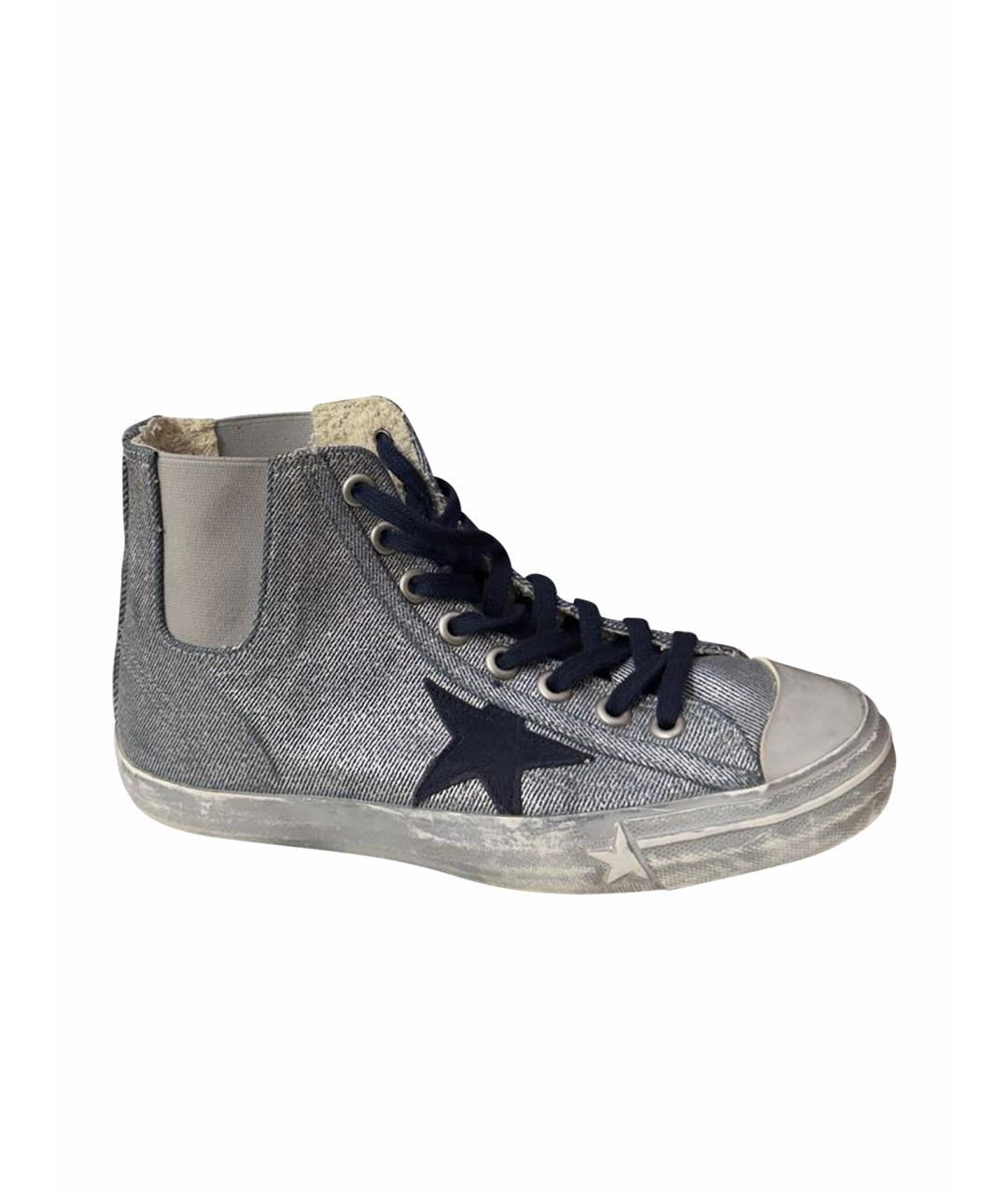 GOLDEN GOOSE DELUXE BRAND Серебряные кеды, фото 6