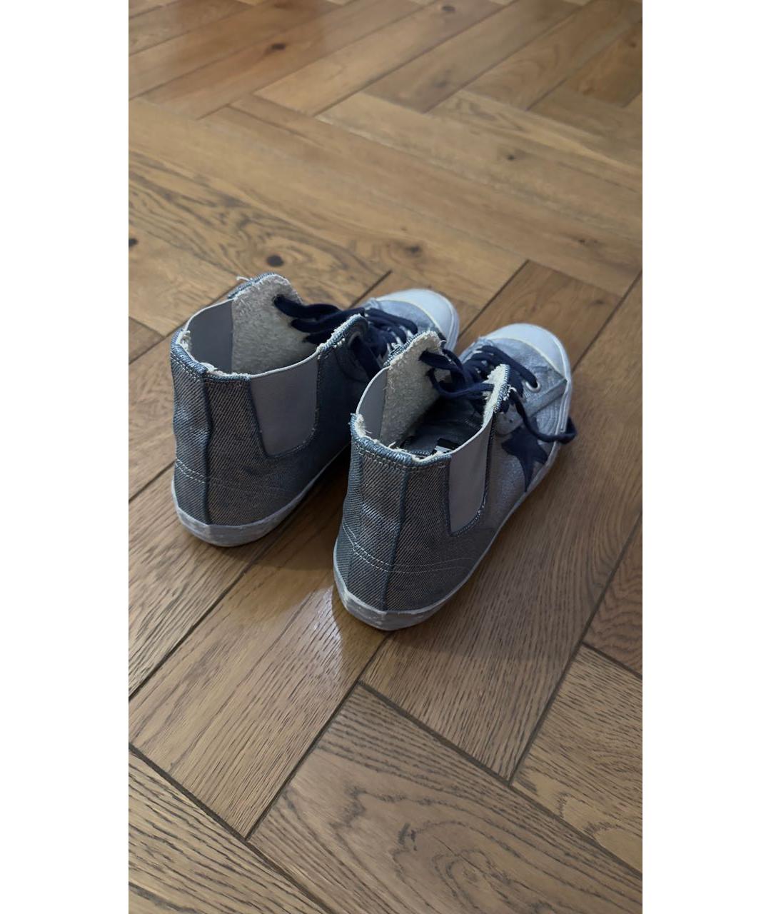 GOLDEN GOOSE DELUXE BRAND Серебряные кеды, фото 3