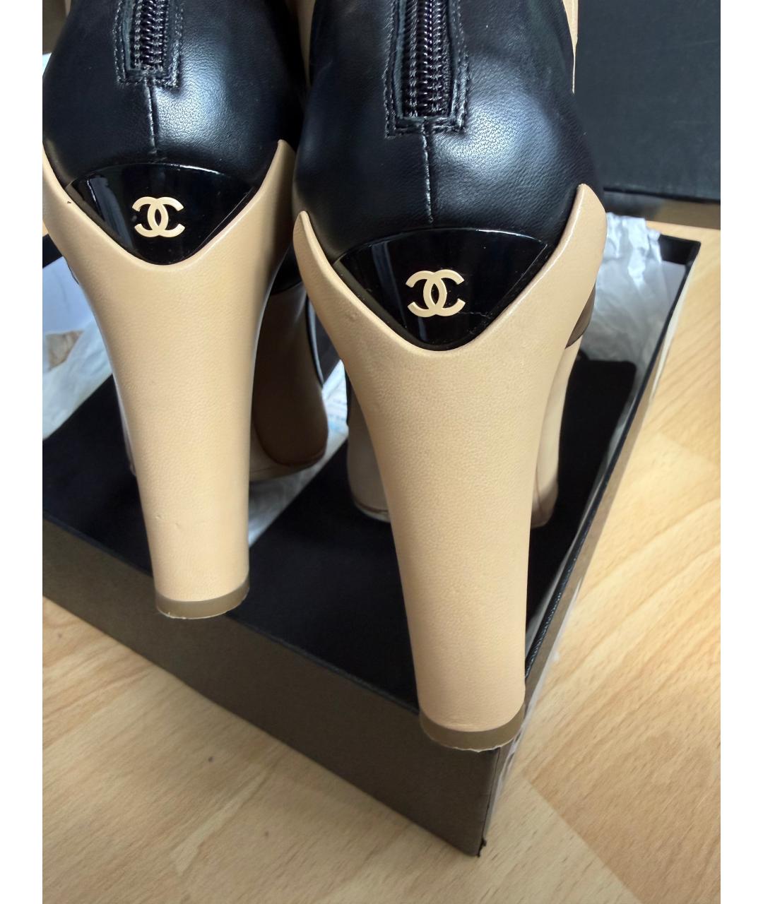 CHANEL Мульти кожаные ботильоны, фото 2