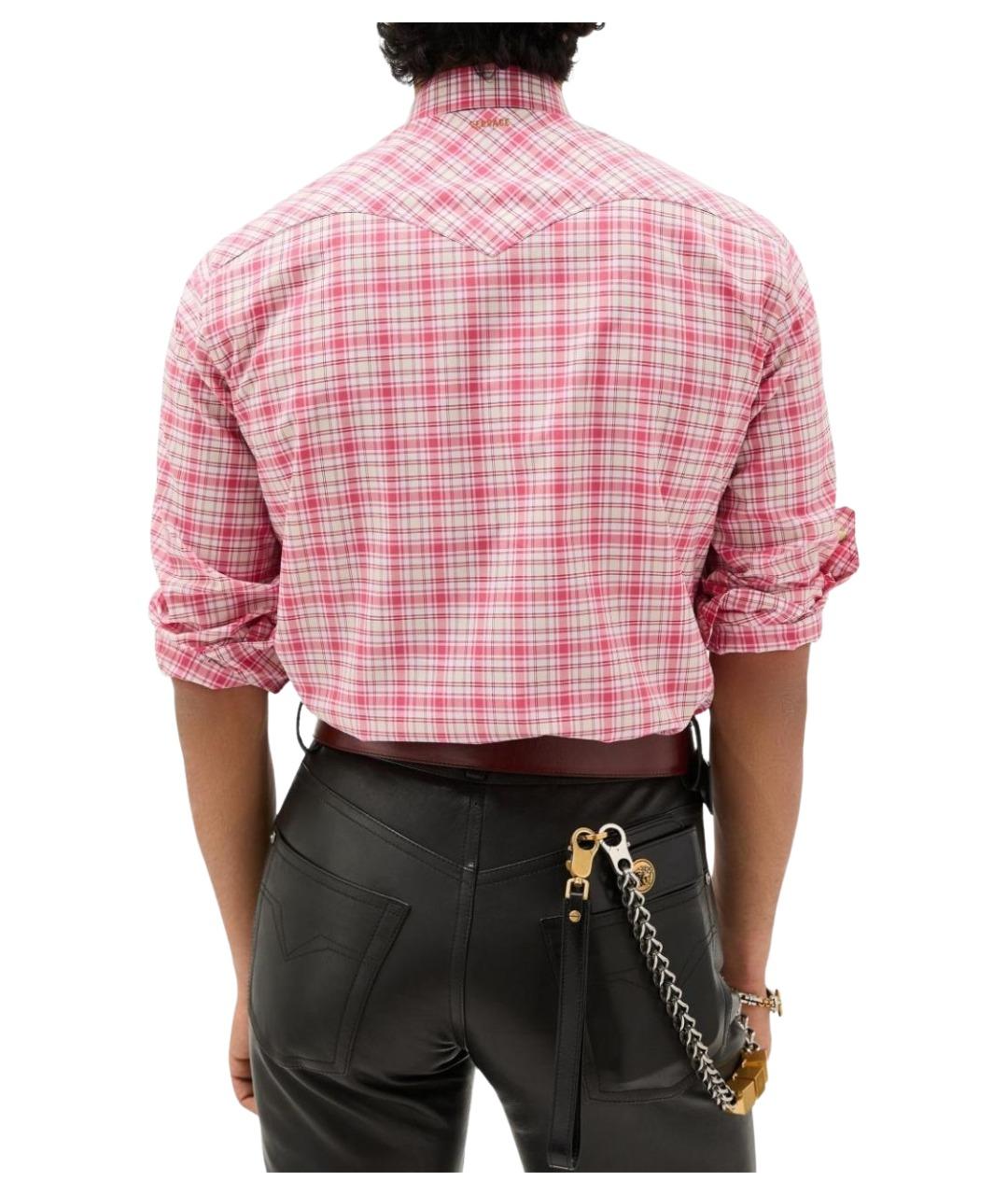 VERSACE Мульти хлопковая кэжуал рубашка, фото 2