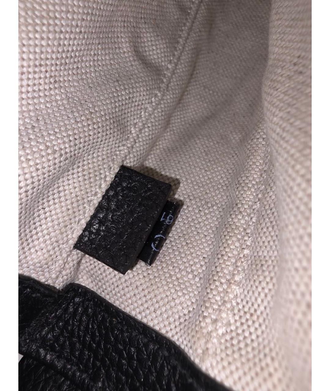 GUCCI Черная кожаная сумка на плечо, фото 5